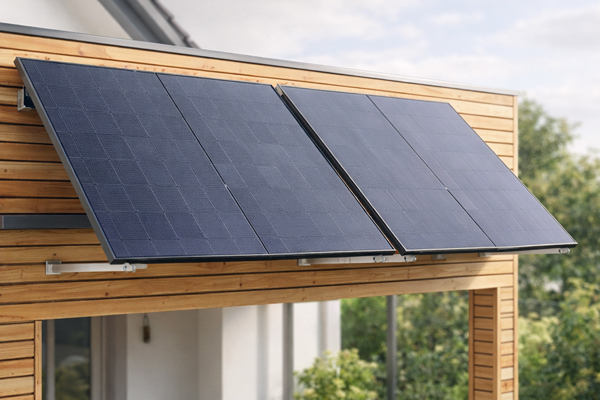 Balkonkraftwerk Montage Passau