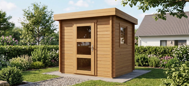 Gartenhaus Bausatz aufbauen Passau